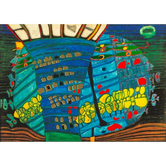Шкарпеткова пряжа Opal Sockenwolle, серия Hundertwasser, 1432 | Зображення 1