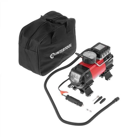 Компресор автомобільний 12 В. Один циліндр 19 мм INTERTOOL AC-00011 | Зображення 2