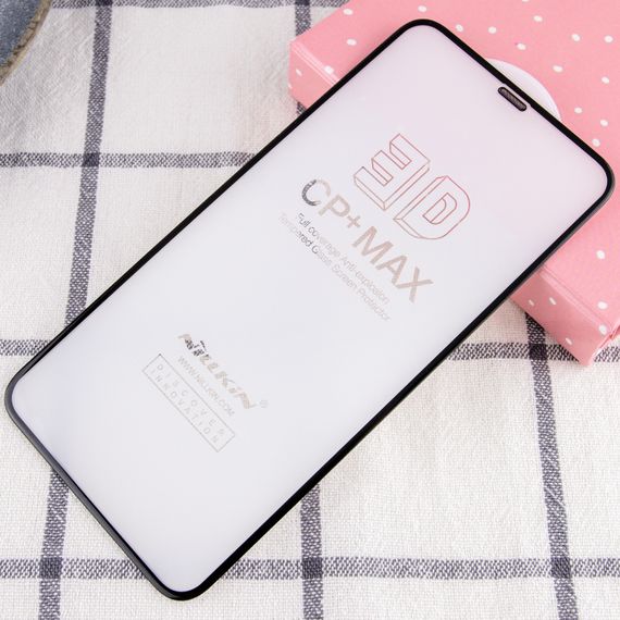 Захисне скло Nillkin (CP+ max 3D) (full glue) для Apple iPhone 11 Pro Max (6.5") / XS Max (6.5") Чорний | Зображення 2