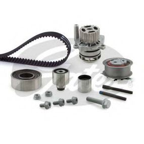 Ремкомплекти приводу ГРМ автомобілів з водяним насосом PowerGrip Kit (Вир-во Gates) GATES KP25649XS1 на VW KOMBI / CARAVELLE V автобус (7HB, 7HJ, 7EB, 7EJ, 7EF)