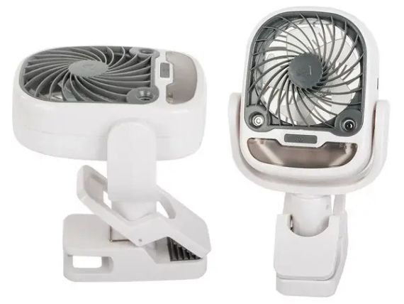 Настільний вентилятор, зволожувач повітря з роз'ємом, USB RGB 2в1 | Зображення 3