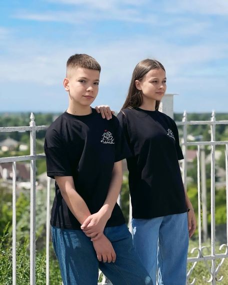 Футболка дитяча "Family look" Носи своє 116 Чорний (p-13441-149907) | Зображення 5