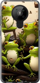 Чехол на Nokia 5.3 Жабки "5656u-2102-17620"