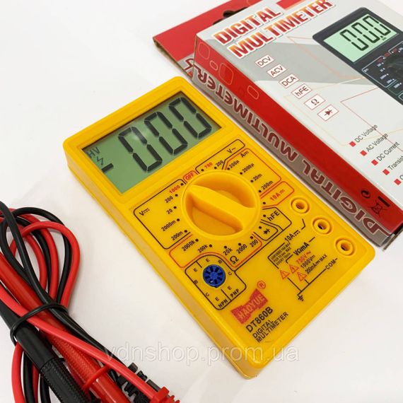 Цифровий мультиметр для дому, Універсальний вимірювальний прилад для струму, Електронний тестер напруги JC-21 | Зображення 9