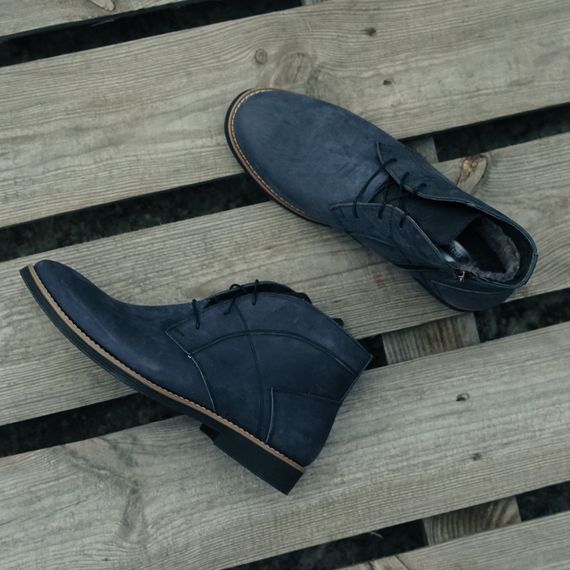 Черевики-дербі VadRus в синьому кольорі 44 розмір