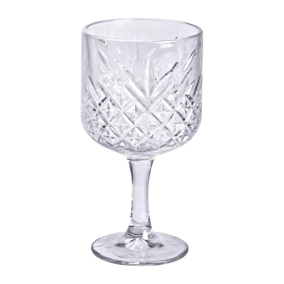 Келихи для вина на високій ніжці набір 6 шт винний келих скляний прозорий 400 мл HP-YH-44 | Зображення 2