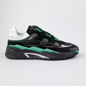 Кросівки чоловічі вологостійкі 590251 Чорні зелені 41 42 43 44 45 46