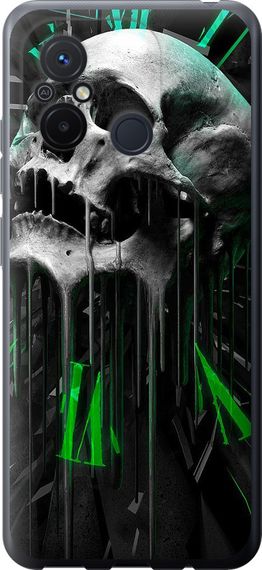 Чехол на Xiaomi Redmi 12C Череп-часы "4100u-2962-17620"