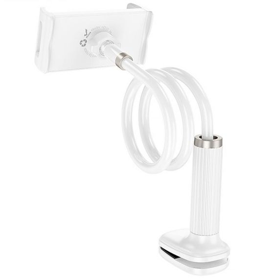 Регульована підставка для телефону/планшета Hoco HD10 Bamboo lazy stand White | Зображення 2