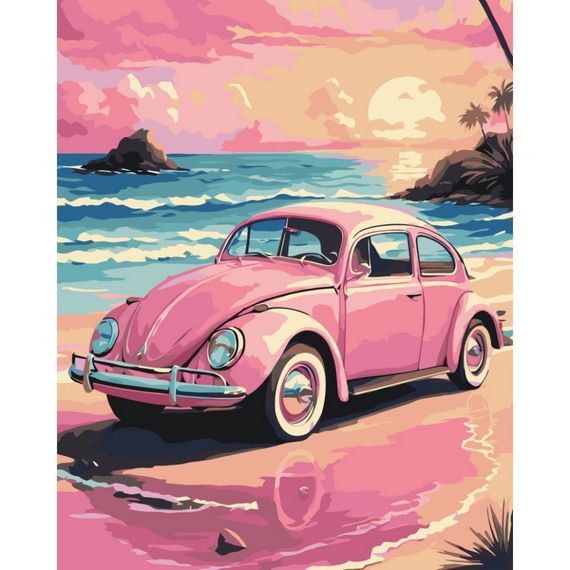 Картина по номерам "Розовый жук" 12515-AC 40х50 см