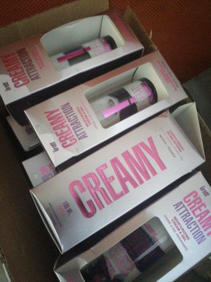 Зволожувальний крем-гель 2в1 Intt Creamy Attraction Blackberry 100мл (м'ята упаковка!!!) Sex Aura | Зображення 1