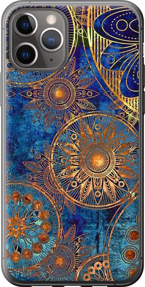 Чехол на iPhone 11 Pro Золотой узор "678u-1788-17620"