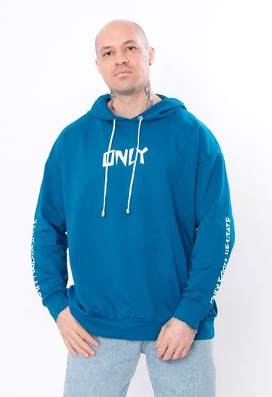 Худі чоловічий Носи своє 54 Бірюзовий (p-13605-151657)