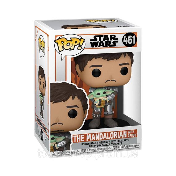 Игровая фигурка Funko POP! - Мандалорец с Грогу