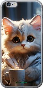 Чохол на iPhone 6s Plus Білий кіт "5646t-91-2448"