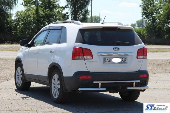 Задня дуга AK002-2 (нерж.) для Kia Sorento XM 2009-2014рр | Зображення 2
