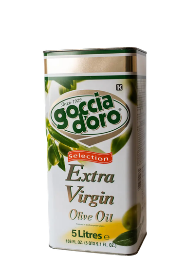 Оливковое Масло Extra Virgin Goccia D`oro - 5 л (ИТАЛИЯ) - ОРИГИНАЛ