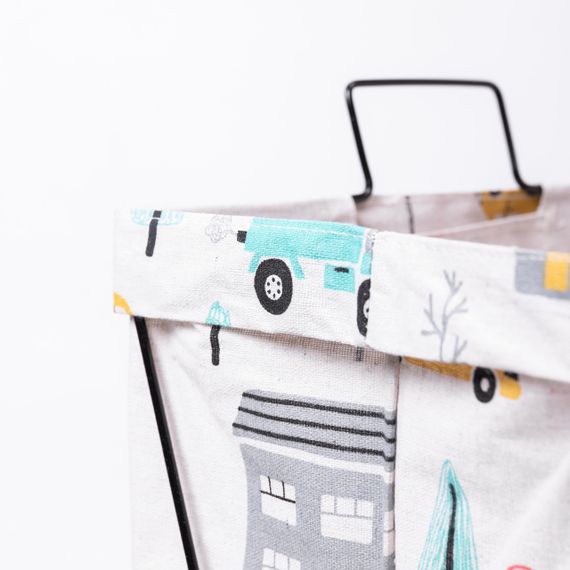 Кошик для білизни на підставці 36×30×55 (см) м'який HP-41-3 | Зображення 2