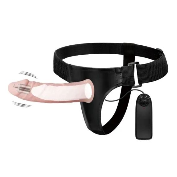 Страпон BAILE Vibrating Hollow Strap-on Multispeed Sex Aura | Зображення 2