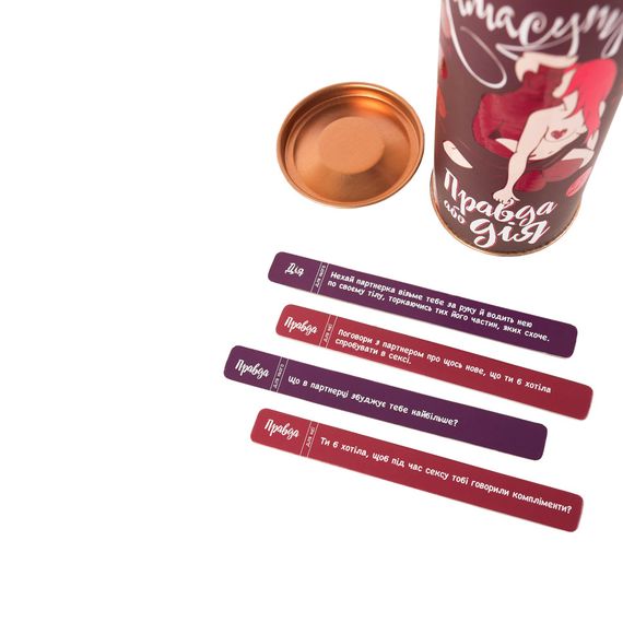 Настільна гра "Правда або Дія: Камасутра" Fun Games Shop FGS19-UKR Укр | Зображення 1