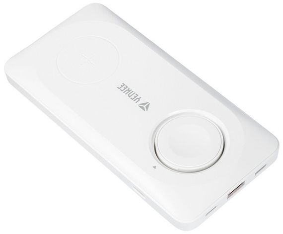 Портативний зарядний пристрій Yenkee YPB 510 - 10000 mAh PD 22,5W 3in1 Qi Wireless (White)