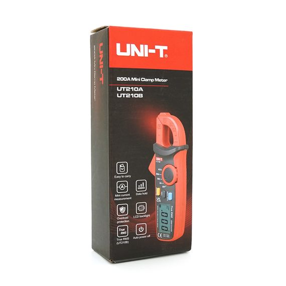 Мультиметр UNI-T UT210B Вимірювання: A(AC),NCV. Функції: Data Hold,REL,Max/Min | Зображення 2