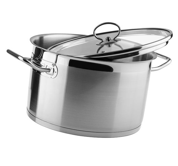 Каструля Vinzer Universum 50064, 6.5 л, 24 см, з нержавіючої сталі з кришкою, для всіх типів плит | Зображення 1