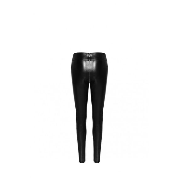 Легінси сексуальні зі зміїним принтом L F274 Noir Handmade, чорні sexstyle | Зображення 4