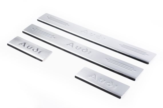 Накладки на пороги (4 шт, Carmos) для Ауди A6 C5 2001-2004 рр