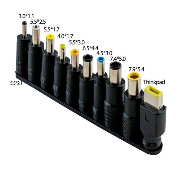 Кабель живлення для ноутбука з перехідниками 10в1 65W USB Type-C Адаптер для ноутбука від повербанка IT-36 | Зображення 2