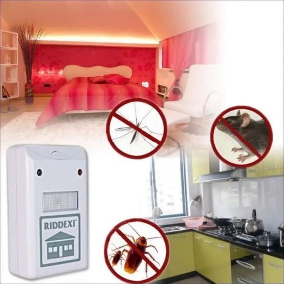 Екологічно безпечний ультразвуковий відлякувач комах та гризунів RIDDEX Pest Repelling | Зображення 3