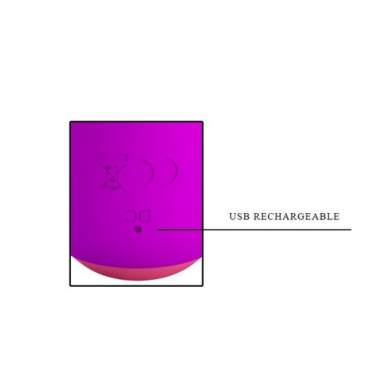 Вибратор Pretty Love Zachary с клиторальным стимулятором, розовый Sex Aura | Зображення 6