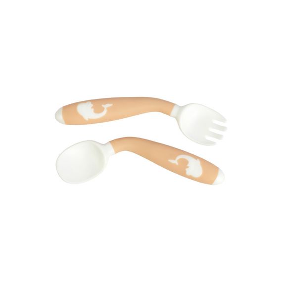 Детский набор для кормления 6120 (вилочка и ложечка с гибкой ручкой) | Зображення 2