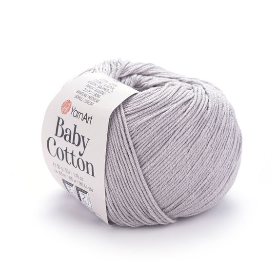 Пряжа YarnArt Baby Cotton No 406 (Ярнарт Бебі Коттон) 50 г / 165 м напівбавовна для дитячих речей та іграшок амігурумі