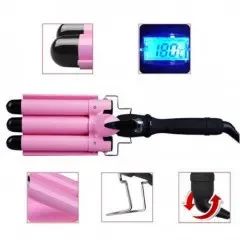 Тройная плойка для волос Gemei GM 1956 дисплеем | Зображення 1