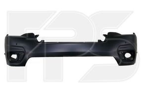 Передній бампер JEEP CHEROKEE 18-  верхня частина з отв. п/трон. з отв. під гак; грунтований, 68406522AC