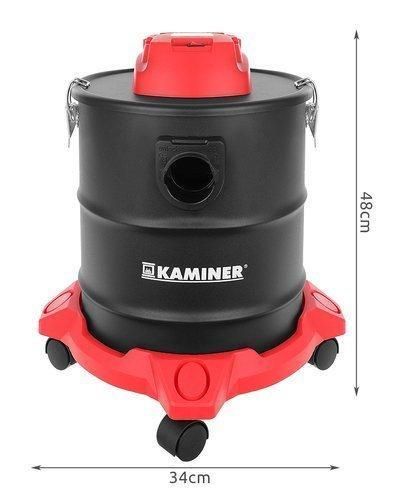 Термостійкий пилосос для золи Kaminer 10927 з HEPA-фільтром та аксесуарами, 1600 Вт, 20 л | Зображення 1
