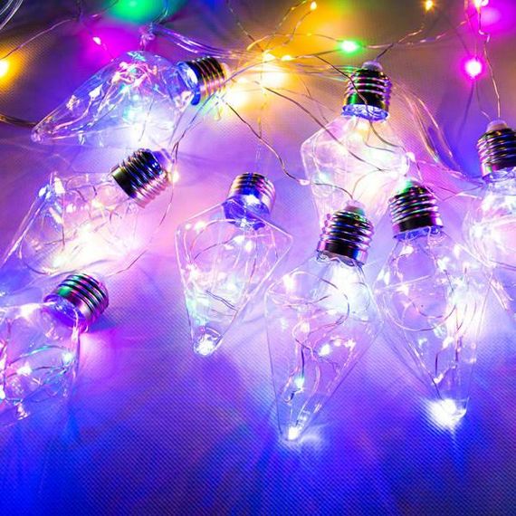 Xmas гірлянда-штора бахрома 150M-5, 3м Різнокольорова