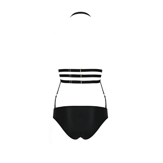 Боді монокіні під латекс Passion Exclusive LAMIS BODY S/M, black | Зображення 5