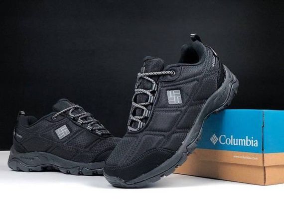 Термо кросівки Goge-Tex +5 -21 waterproof Columbia чорні | Зображення 1