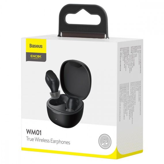 Беспроводные наушники Baseus WM01 TWS yellow | Зображення 1