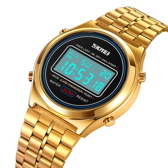 Чоловічий годинник Skmei 2146GD Gold | Зображення 1