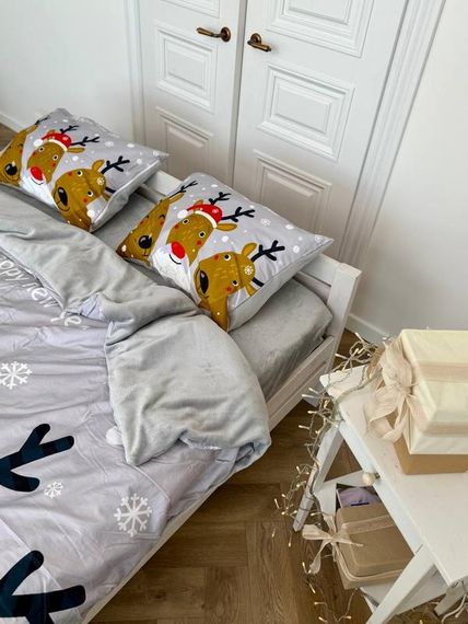 Постельное белье евро Dushka Home Сатин Плюш 21353 200х220 см | Зображення 5