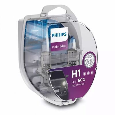 12258VPS2 (PHILIPS) H1 VisionPlus (+60%) 12V 55W P14,5s Set 2 pc.