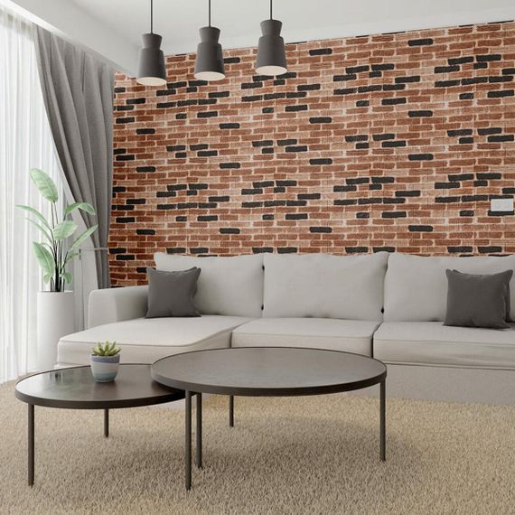 Панель стеновая 3D (346-2) 700х770х2мм Классический кирпич SW-00001915 | Зображення 4