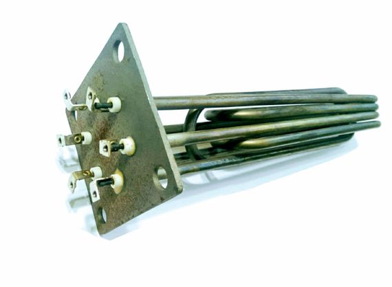 Блок ТЭНов 9000w на квадратном фланце 100×100мм Электрон-т Украина