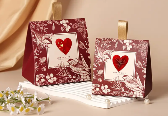 Наклейки, стікери сердечки  Колір червоний 100 (шт) | Зображення 3