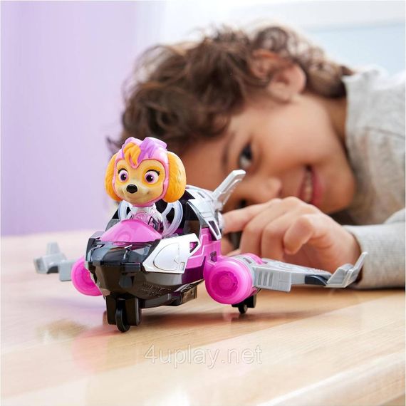 Щенячий Патруль Мегакіно 2023: Літак та фігурка Скай. Paw Patrol Skye Mighty Movie Jet. Світло, звук | Зображення 8