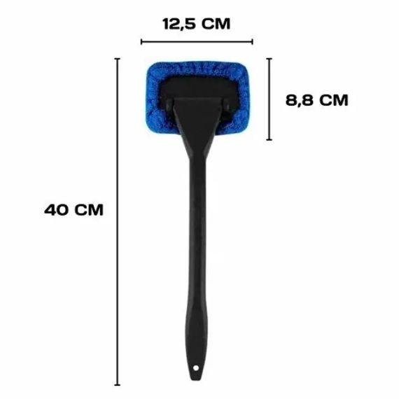 Щітка для лобового скла, швабра для вікон та дзеркал, мікрофібра для миття вікон | Зображення 4