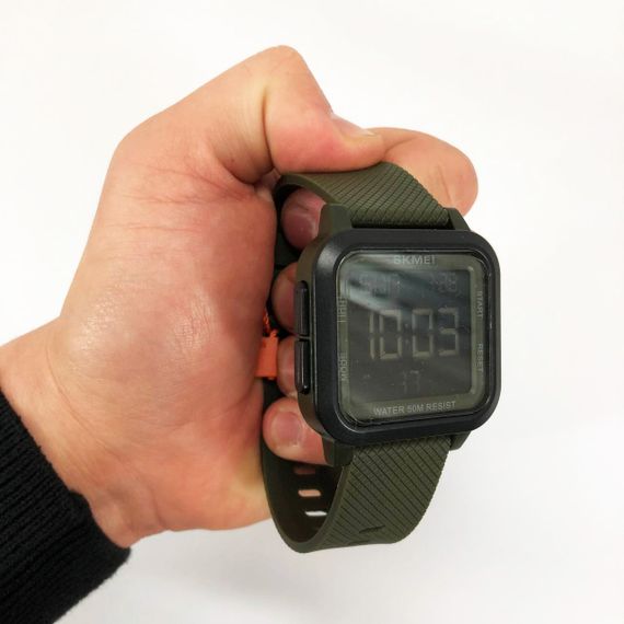 Годинники армійські для ЗСУ SKMEI 1894AGBK, Годинники на руку для військових Водонепроникні ST-94 | Зображення 1